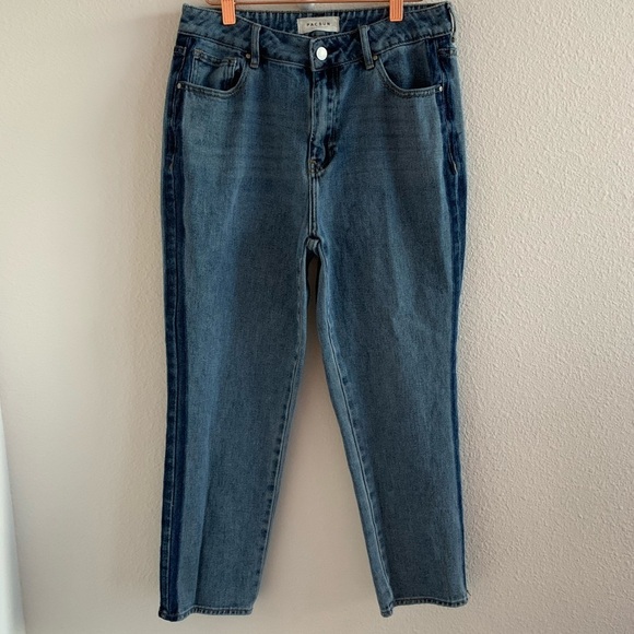 PacSun Two Tone Mom Denim Jeans 28 - Picture 1 of 12